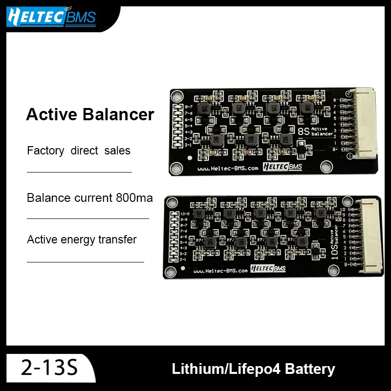 12S Lipo Battery Balancing Board - 액티브 밸런서 0.8A 이퀄라이저 에너지 전송