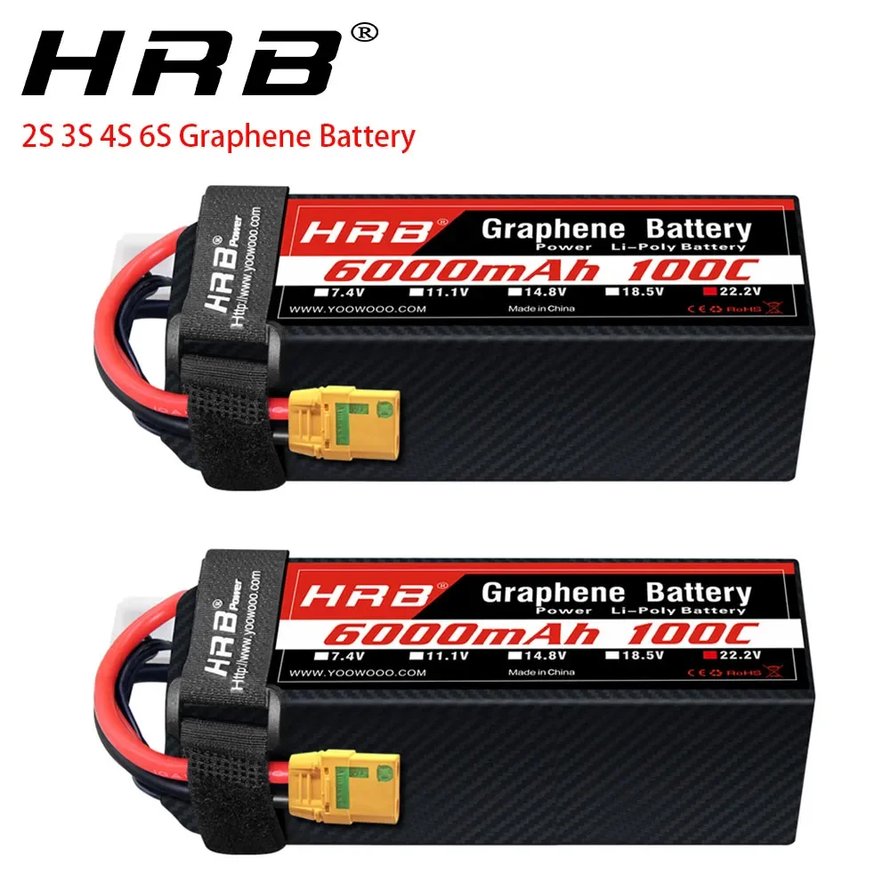 6S Lipo Battery 22.2V 5000Mah - 2PC 그래핀 배터리 2S 3S 4S