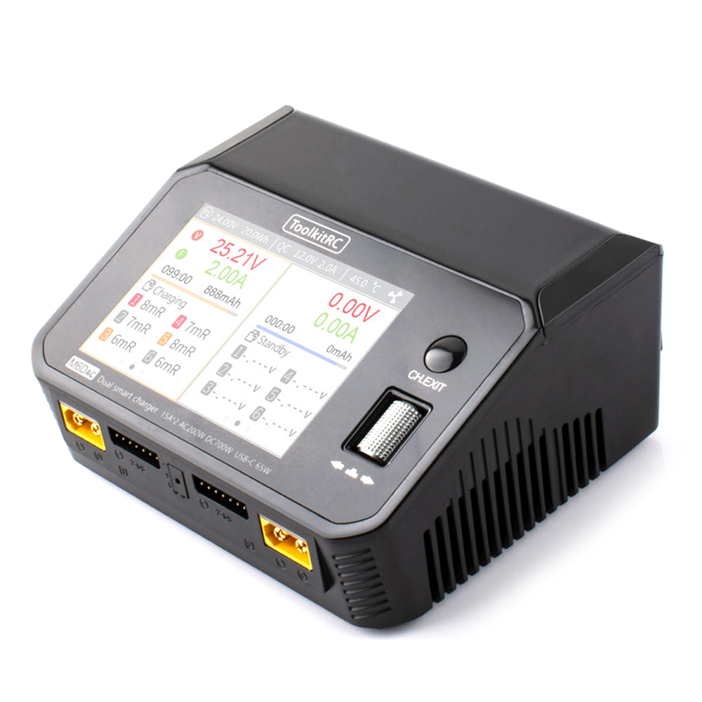 ToolkitRC M6DAC 듀얼 채널 스마트 리포 배 - Toolkitrc M6Dac Smart Charger 리뷰 및 가격