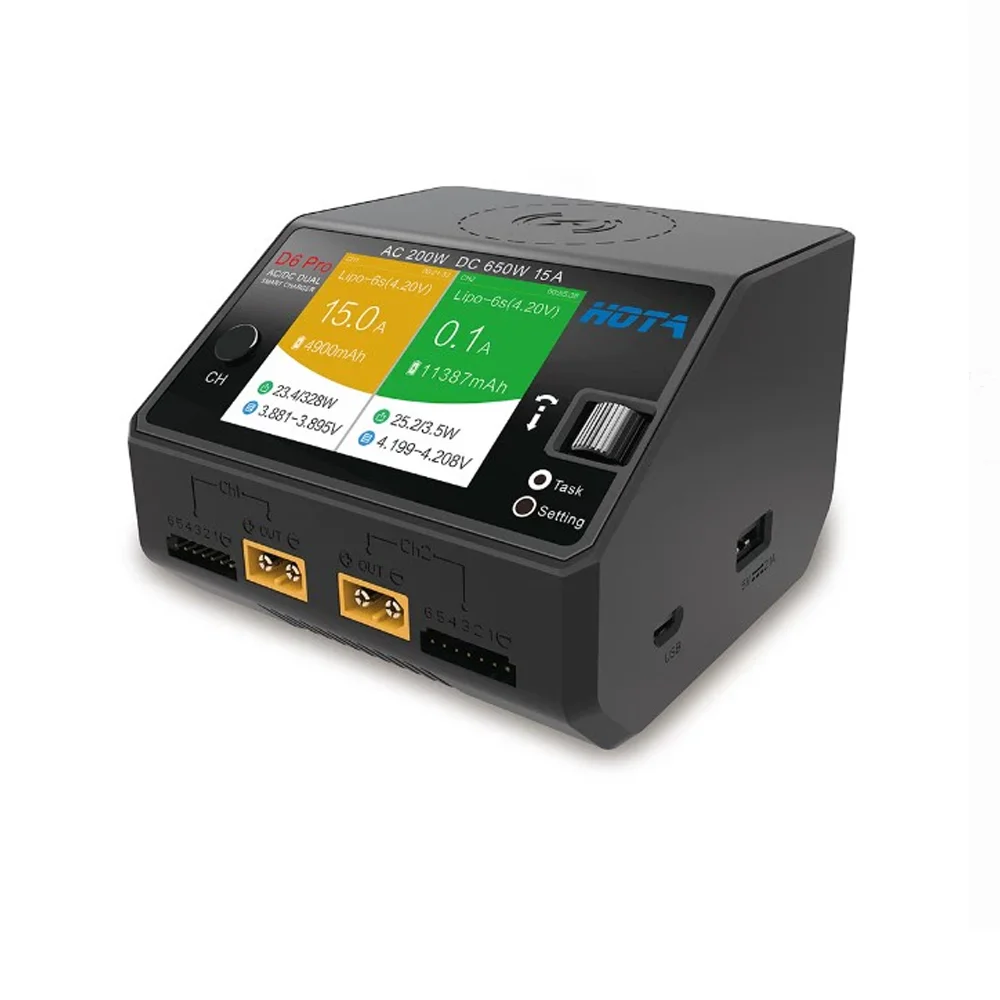 HOTA D6 Pro 200W AC/650W DC 리튬 - Hota D6 Pro Dual Lipo Charger 리뷰 및 가격
