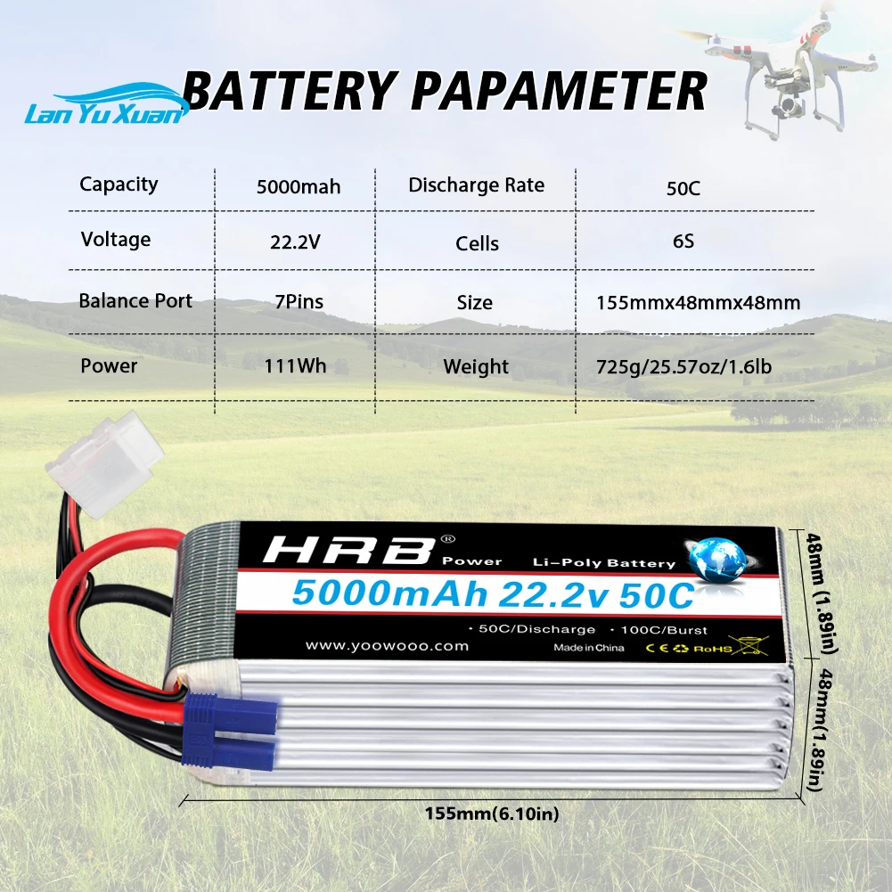 SAB 700 800 Quadcopter 헬리콥터 드론 - 6S Lipo Battery 22.2V 5000Mah 리뷰 및 가격