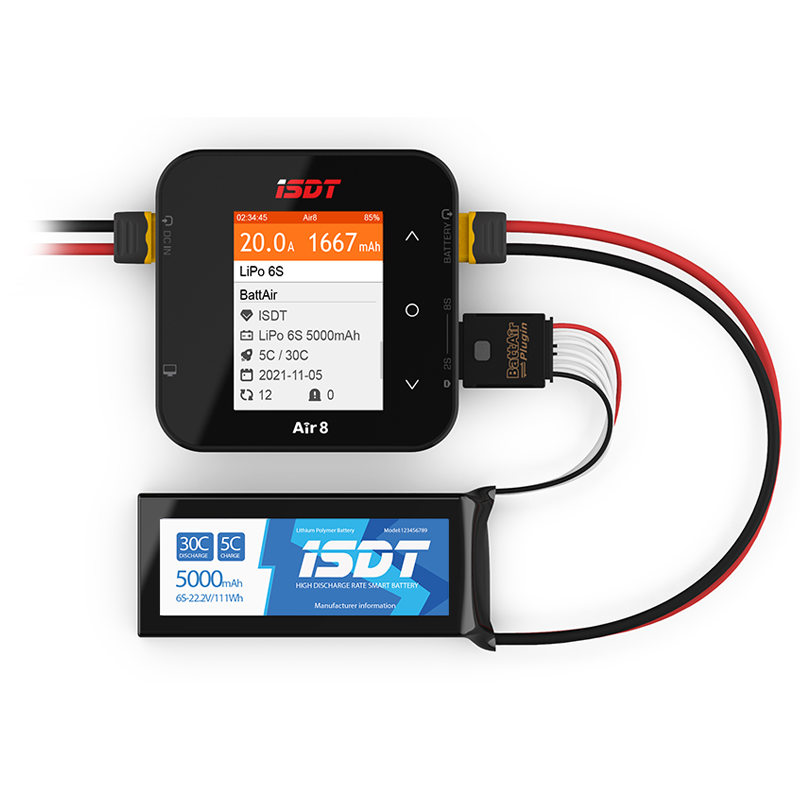 ISDT 에어 8 스마트 충전기 지지대 BattAir  - Isdt Air8 8S Lipo Charger 리뷰 및 가격