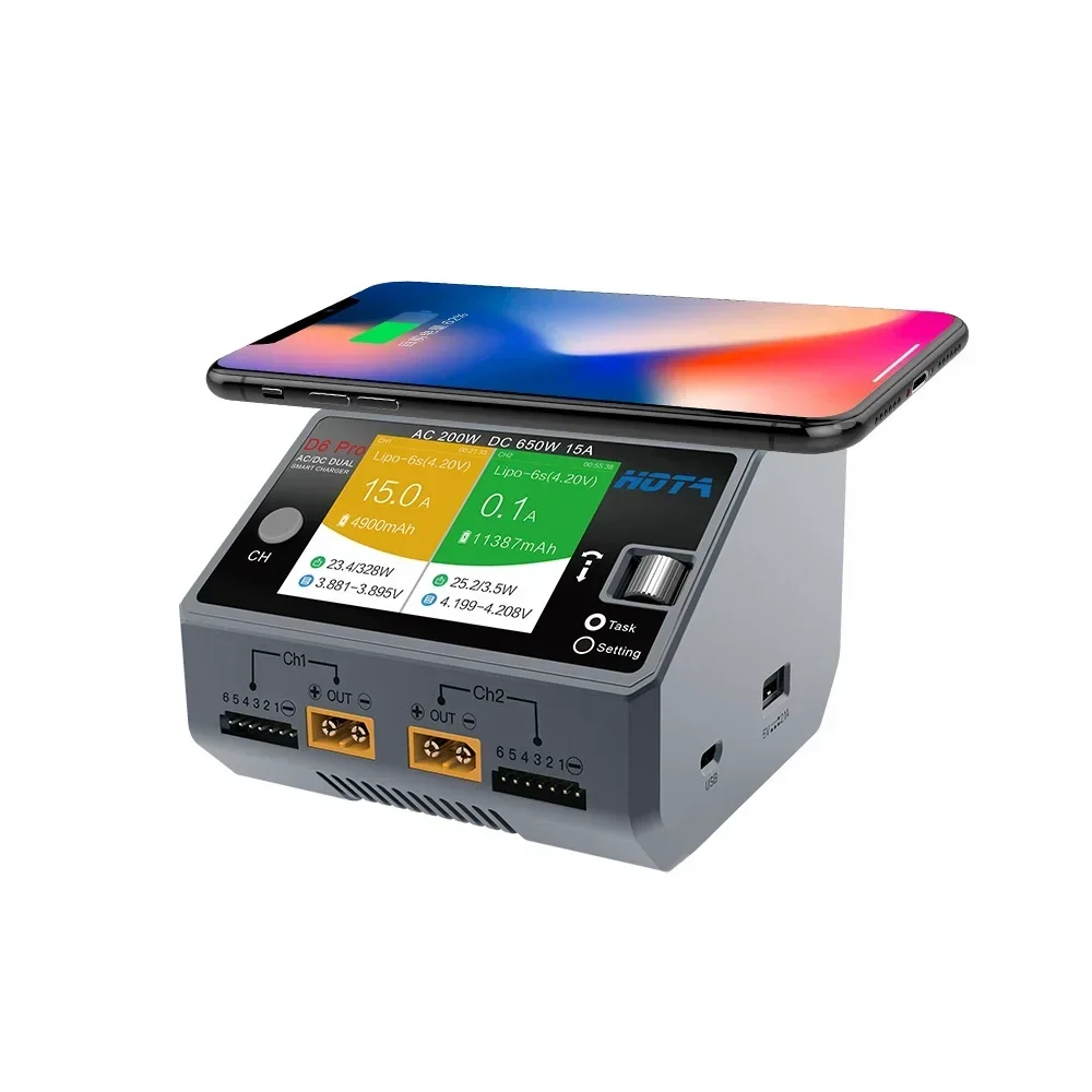 HOTA D6 Pro 듀얼 채널 스마트 충전기 AC 2 - Hota D6 Pro Dual Lipo Charger 리뷰 및 가격