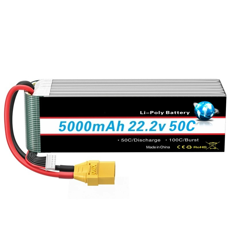 새로운 5000/6000mah 22.2V Lipo 배터 - 6S Lipo Battery 22.2V 5000Mah 리뷰 및 가격