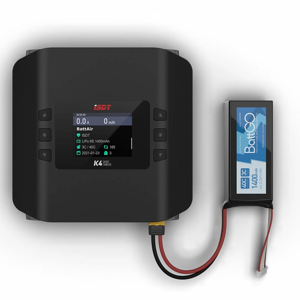 K4 AC 400W DC 600W 듀얼 모드 스마트 밸 - Isdt K4 Dual Lipo Charger 리뷰 및 가격