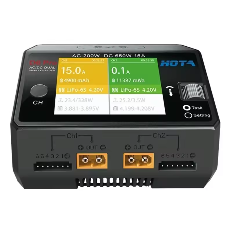 오리지널 HOTA D6 Pro AC 200W DC 65 - Hota D6 Pro Dual Lipo Charger 리뷰 및 가격