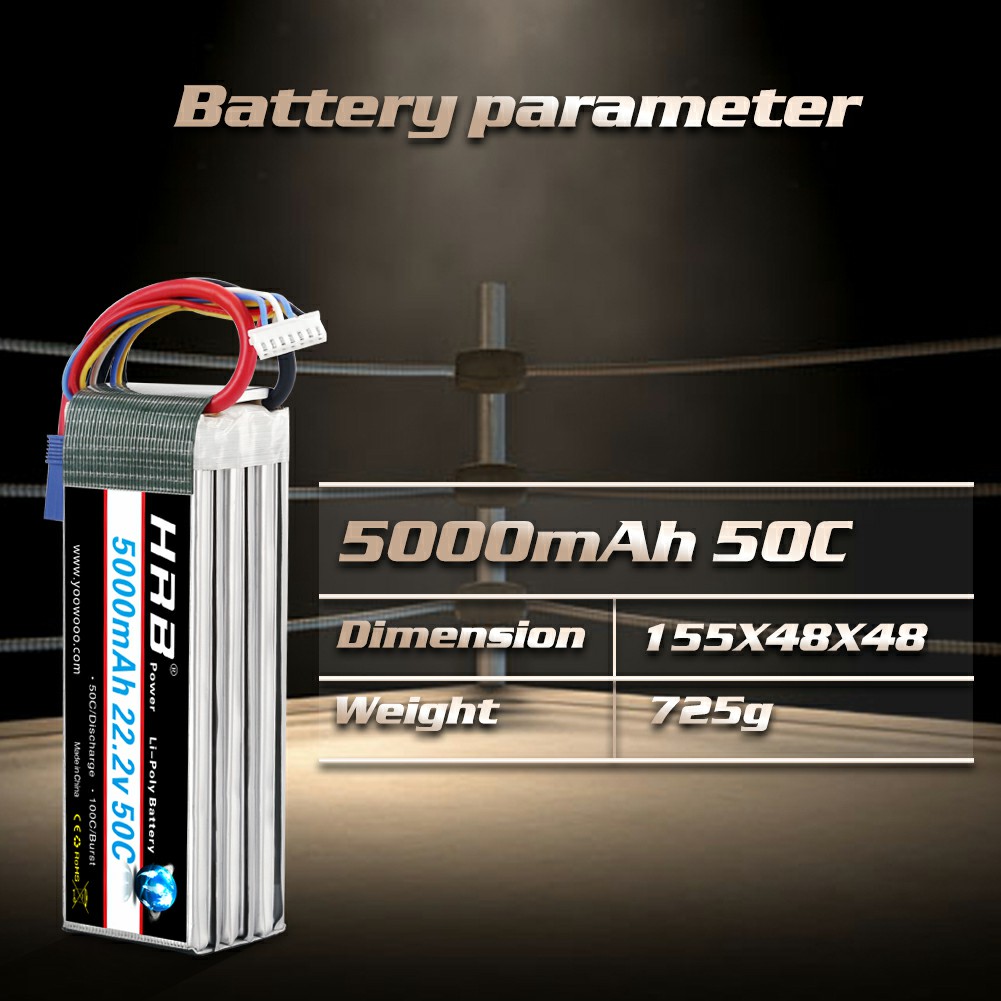 HRB 6S 리포 배터리 22.2V 5000mAh 50 - 6S Lipo Battery 22.2V 5000Mah 리뷰 및 가격