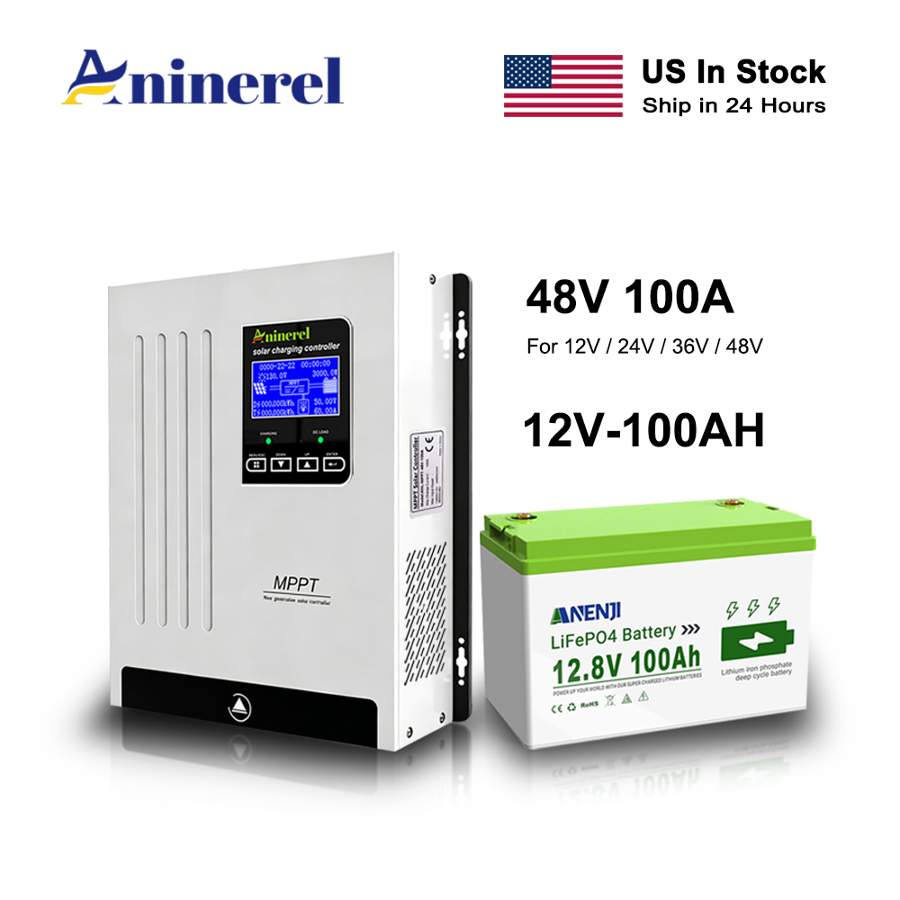 Aninerel 100A 태양광 충전 컨트롤러 및 12 - Lifepo4 12V 100Ah Bms Bluetooth 리뷰 및 가격
