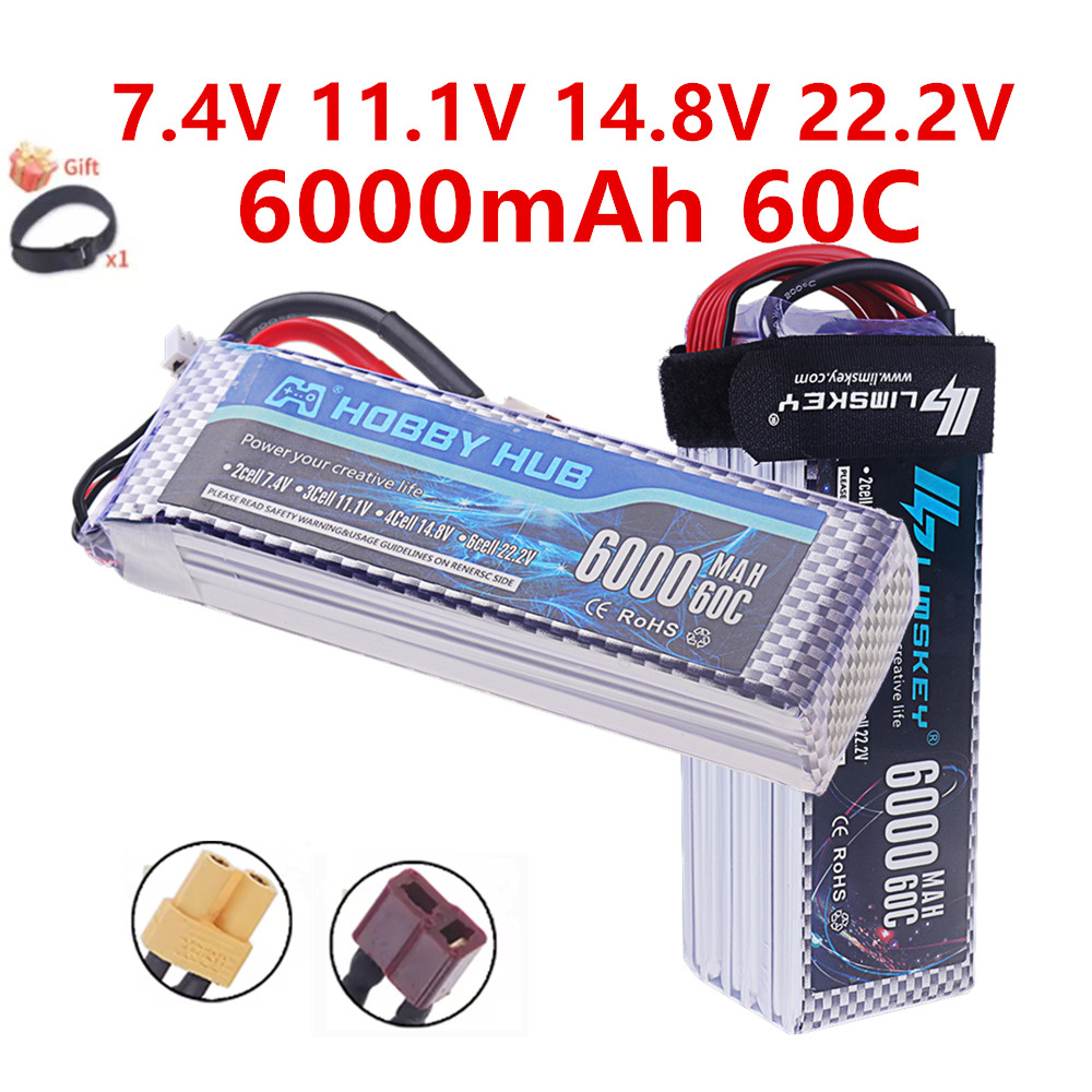 2S 3S 4S 6S 7.4V 11.1V 14.8V 2 - 4S Lipo Battery 14.8V 6000Mah 리뷰 및 가격