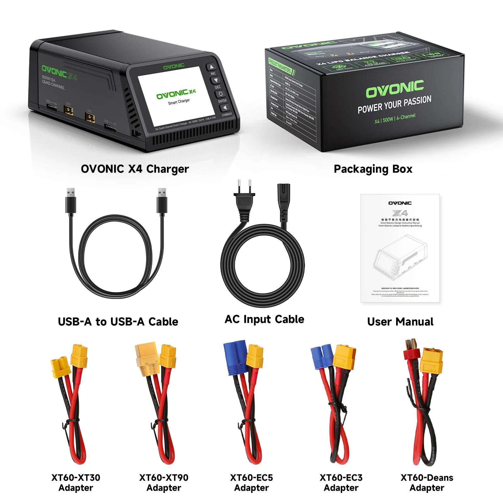 오보닉 X4 AC500W 4채널 스마트 리포 배터리 충 - Toolkitrc M6Dac Smart Charger 리뷰 및 가격