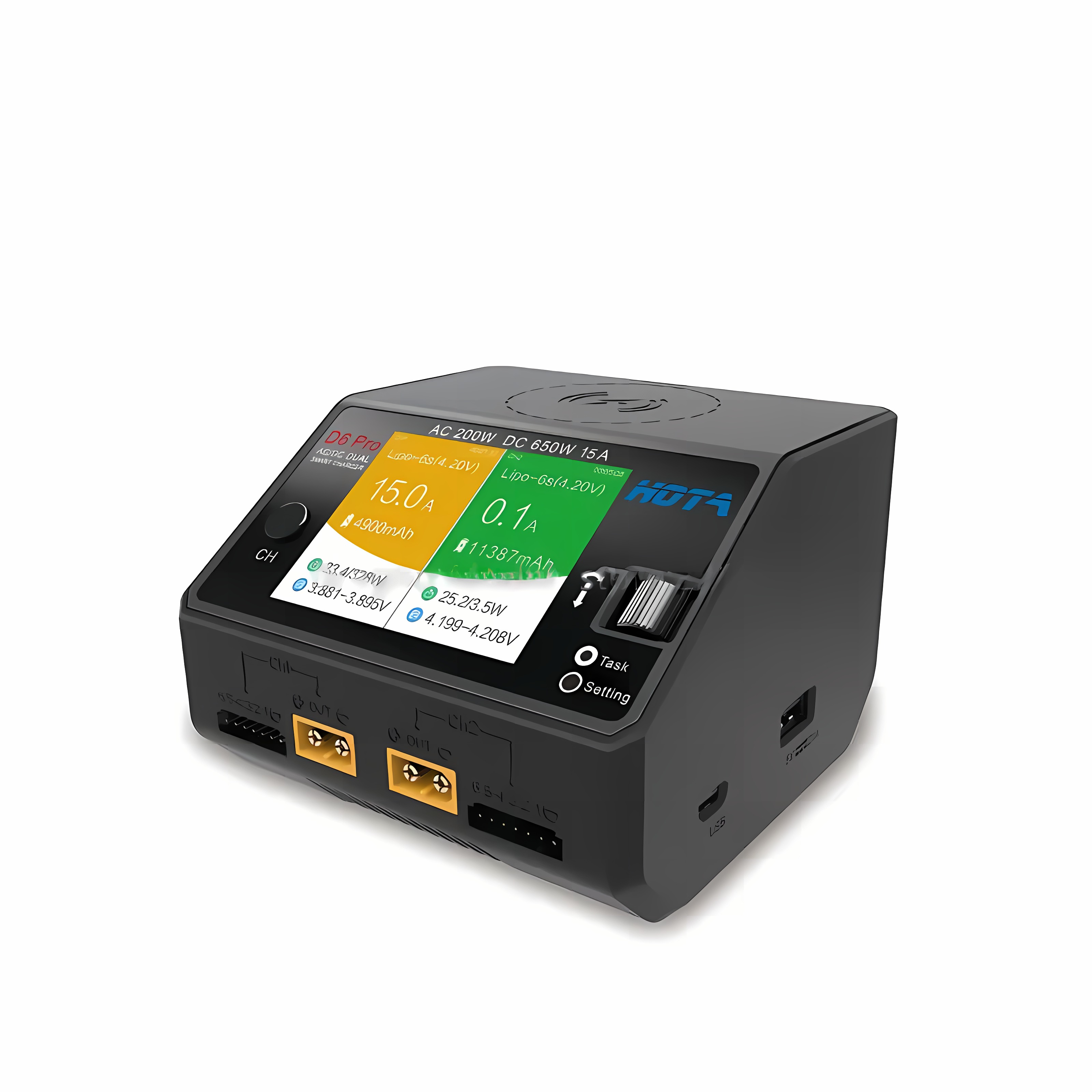 HOTA D6 Pro 스마트 충전기 AC200W DC6 - Hota D6 Pro Dual Lipo Charger 리뷰 및 가격
