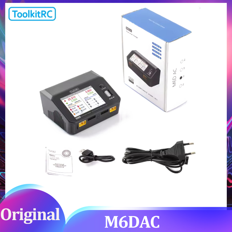 ToolkitRC M6DAC 듀얼 채널 스마트 리포 배 - Toolkitrc M6Dac Smart Charger 리뷰 및 가격