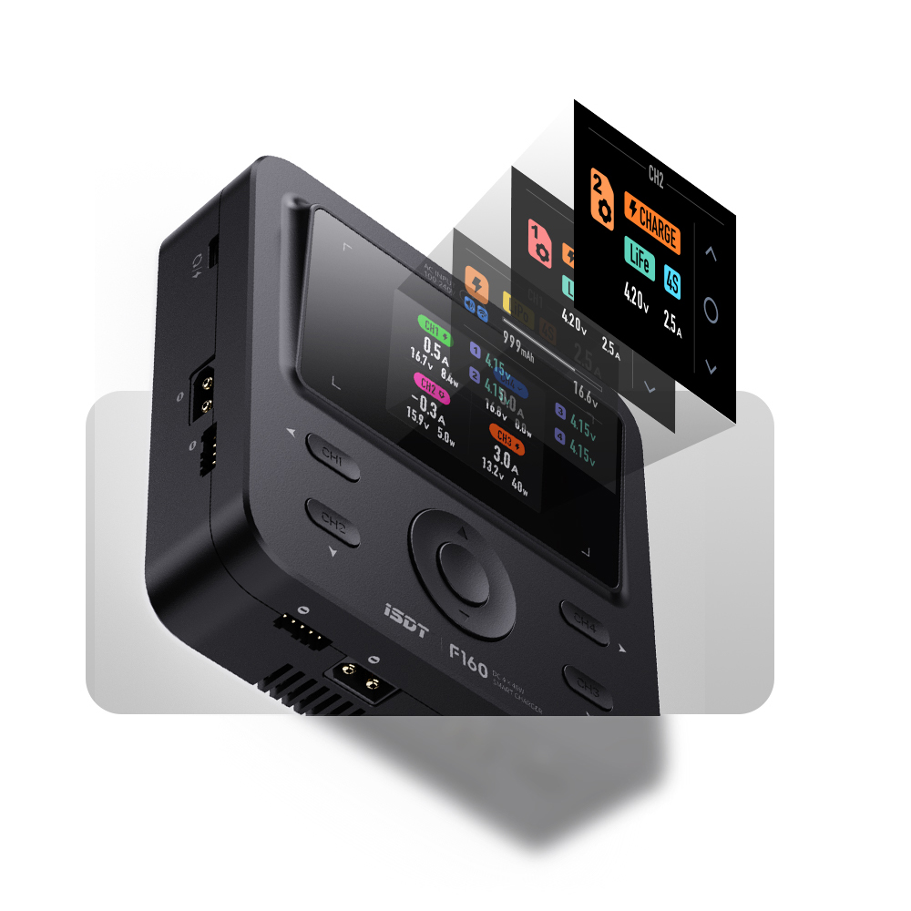 ISDT F160 4CH AC 쿼드 채널 스마트 충전기 - Toolkitrc M6Dac Smart Charger 리뷰 및 가격