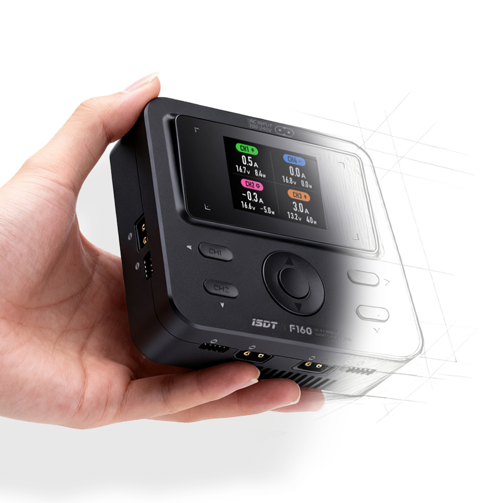 ISDT F160 4CH AC 쿼드 채널 스마트 충전기 - Toolkitrc M6Dac Smart Charger 리뷰 및 가격