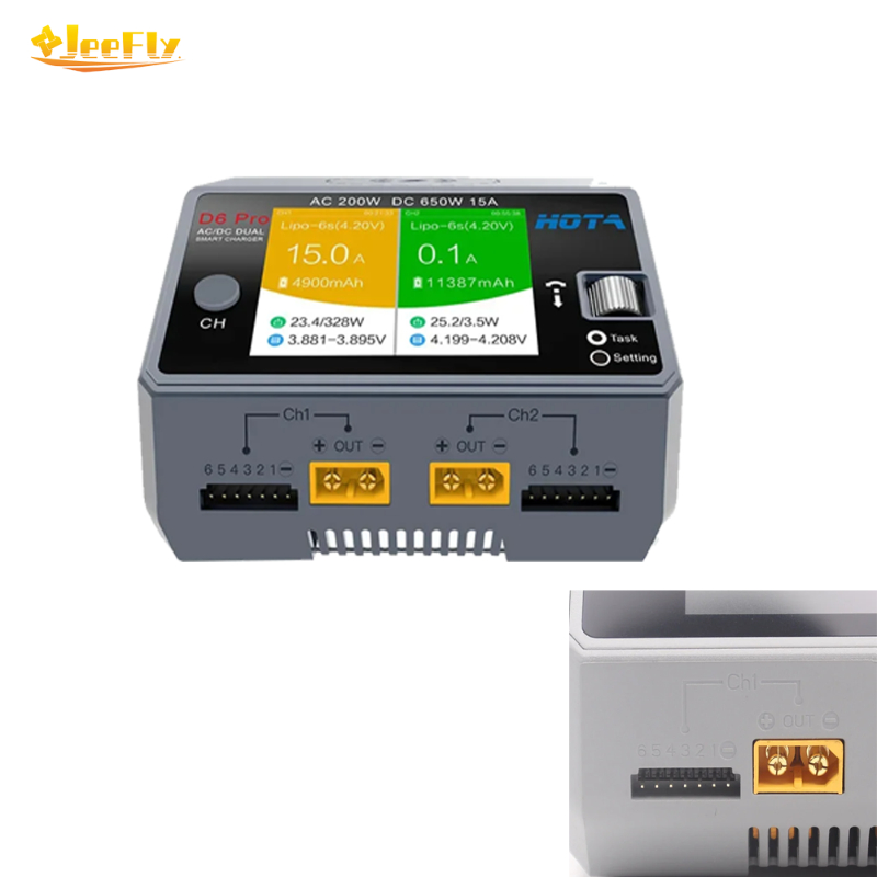 HOTA D6 Pro 650W 리포/리튬이온/니켈수소  - Hota D6 Pro Dual Lipo Charger 리뷰 및 가격